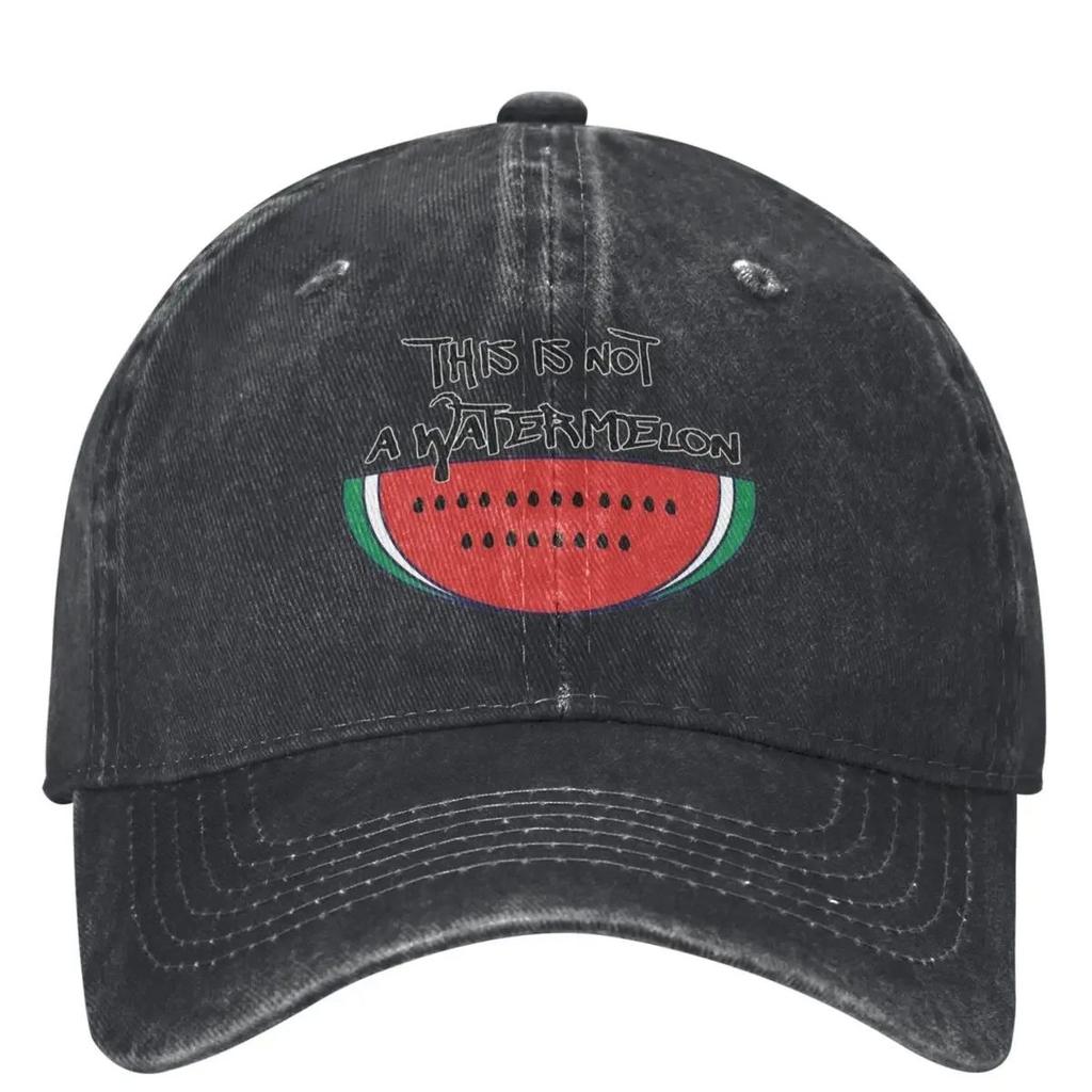 This Is Not A Watermelon Baseball Cap Men Women Fashion Casual Hats Sun Protection Rock Fashion Baseball Cap