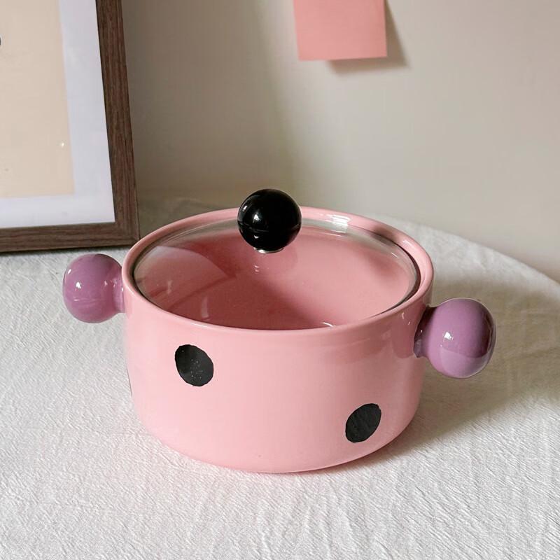 ZISIZ Polka Dot Instant Noodle Bowl