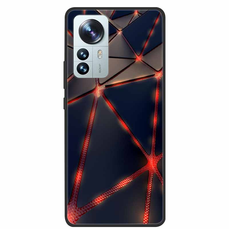 For Xiaomi 12T Pro Phone Case Cover Lion Wolf Black Soft Silicone Case For Xiaomi 12T Pro Back Cover Case 12 T 12TPro Funda Capa