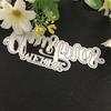 Cutting Die Merry Christmas Letters Shape Carbon Steel Embossing Stencil Mold for Greeting Card