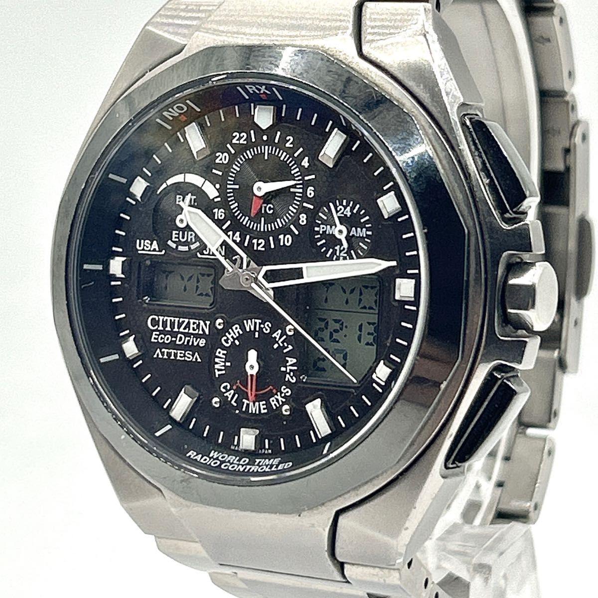 Б/у Мужские часы CITIZEN Citizen ATTESA Солнечные U600-T011497 Eco Drive