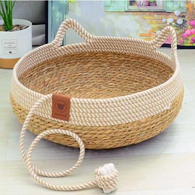 Cat Nest, Cat Rattan Nest, Hand -Woven Cat Nest