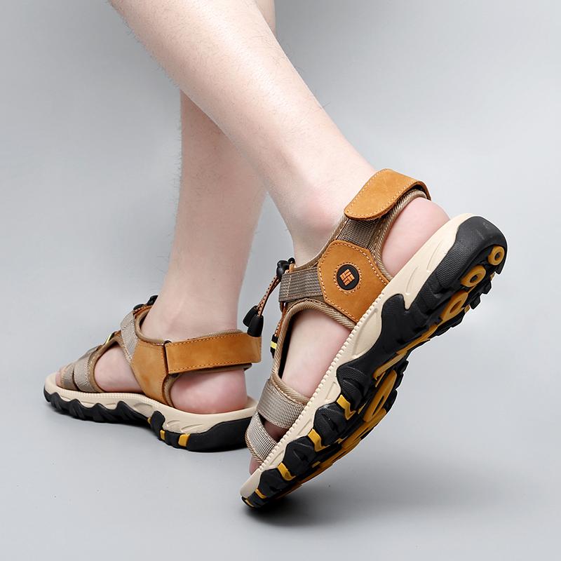 Летние мужские сандалии из натуральной кожи — фото 4