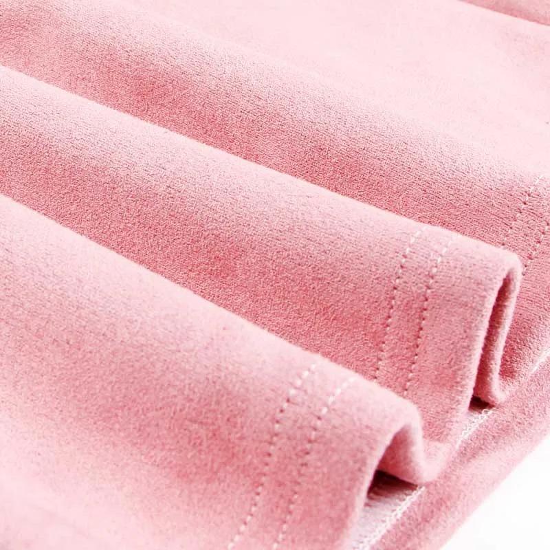 Autumn Winter High Waist Bodycon Vintage Suede Split Thick Stretchy Skirts Women Skirts Suede Solid Color Pencil Skirt