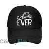 Best Auntie Ever Family Love Art Mesh Baseball Cap Casual Hat Outdoor  For Womens Unisex FeUnisex