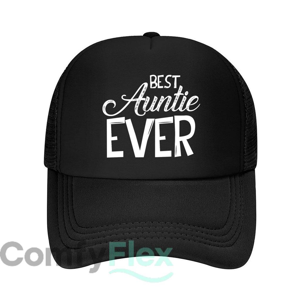 Best Auntie Ever Family Love Art Mesh Baseball Cap Casual Hat Outdoor For Womens Unisex FeUnisex
