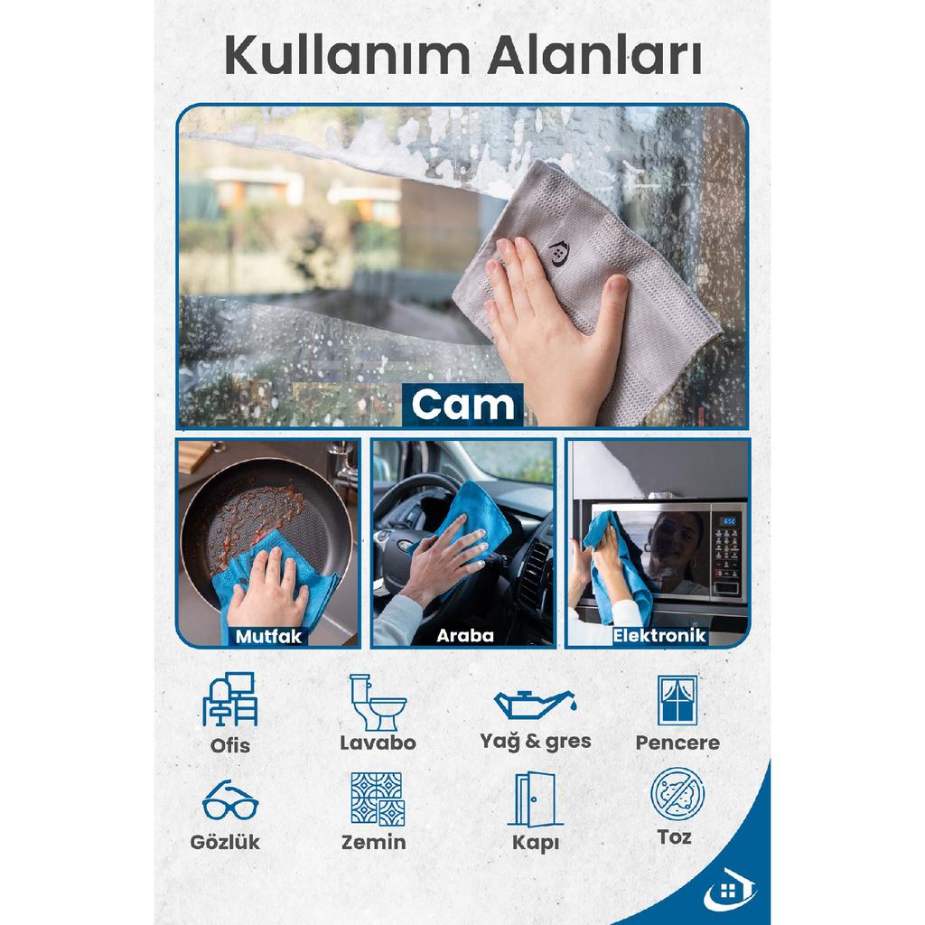 Imported 3-pack Microfiber Cleaning Cloth