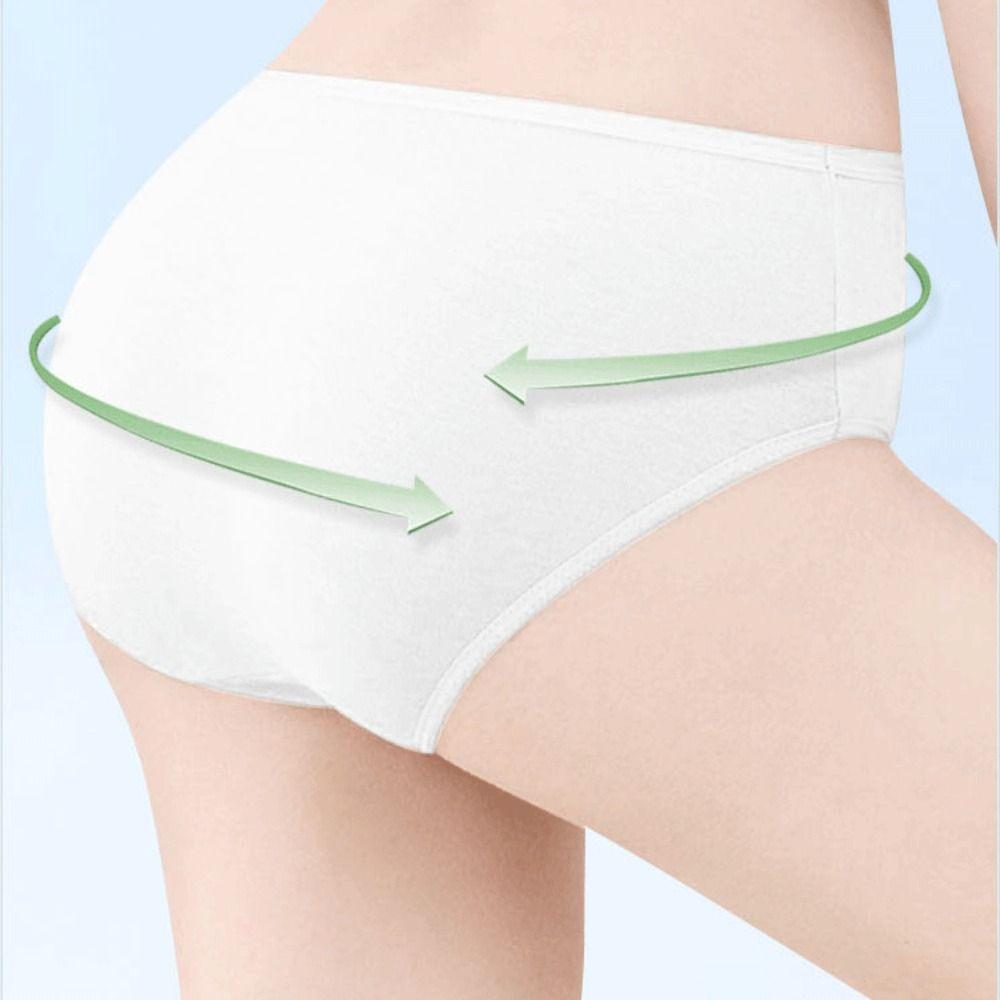 5Pcs/Set EO Technology Sterilization Panties Regular Emergency Underpants Disposable Briefs  Women
