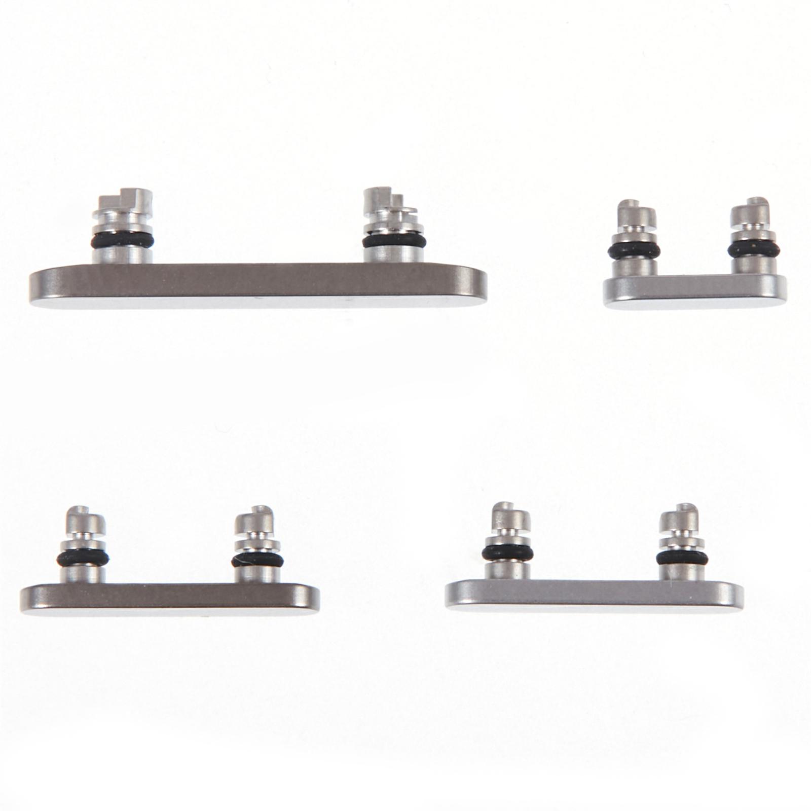 

Набір бічних кнопок для iPhone 16 Pro (Кнопки Без звуку+Живлення+Гучність) (без логотипу) White Titanium