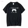I Paused My Game To Be Here Play 5 Funny PS5 Station Gamer T Shirt Vintage Washed Versatile Stretched Unisex Homme Fashion