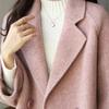 Autumn Winter New Fashion Turn-down Collar Plaid Whisper Trench Women's Clothing Korean Button Pocket All-match Simplicity Tops