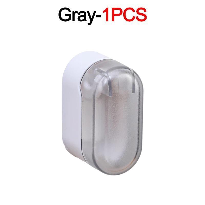 

1-5PCS Toothbrush Holder Dust-free Wall-Mounted Punch-free Storage Rack Space Saving Household Bathroom Toothbrush Organizer Box виноградный