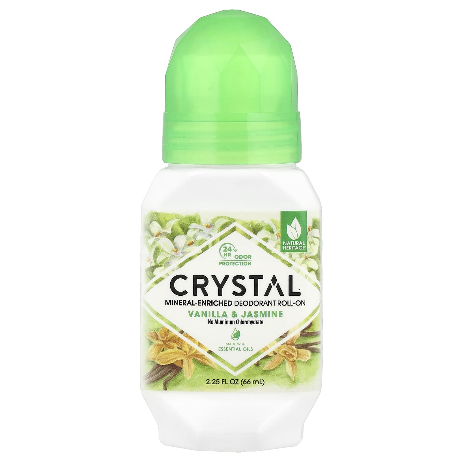 

Mineral Fortified Deodorant Roll-On, Vanilla & Jasmine, 66 Ml (2.25 Fl Oz)