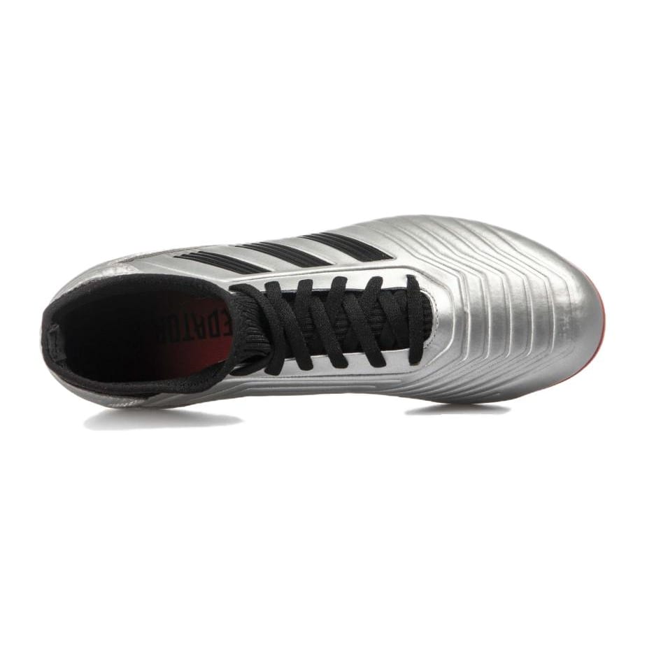 adidas PREDATOR 19.3 Abriebfeste Low-Top Fußballschuhe für Kinder Silber Schwarz Kinder G25798
