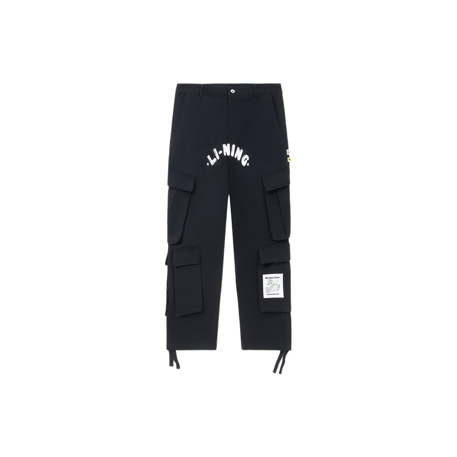 Li-Ning x Steven Harrington Graphic Cargo Pants  Black  Men s AKXR609-2 L