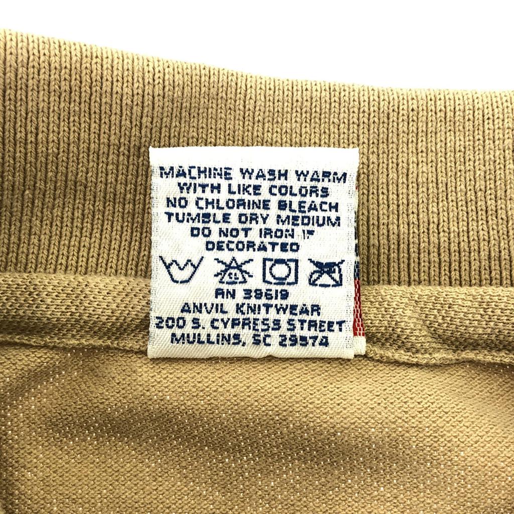 Anbil 90s Made In USA Old Embroidery Short Sleeve Polo Shirt Men's Used