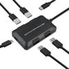 Qoltec Hub Adapter USB-C 3.1 5w1 | 4x USB 3.0 | Micro USB