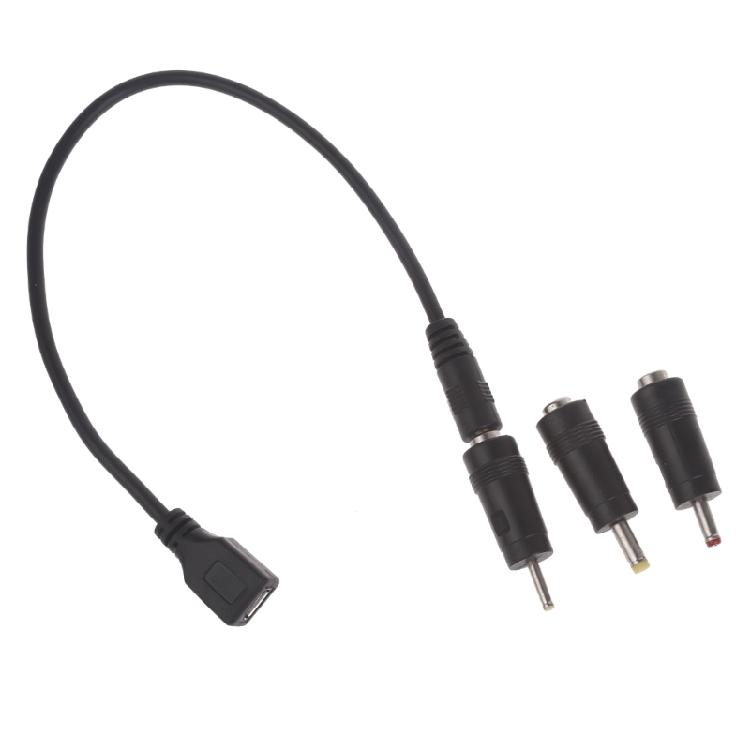 Micro USB Female to DC 5.5x2.1mm Male Power JackTo DC 4.0x1.7 3.5x1.35 3.5x1.3