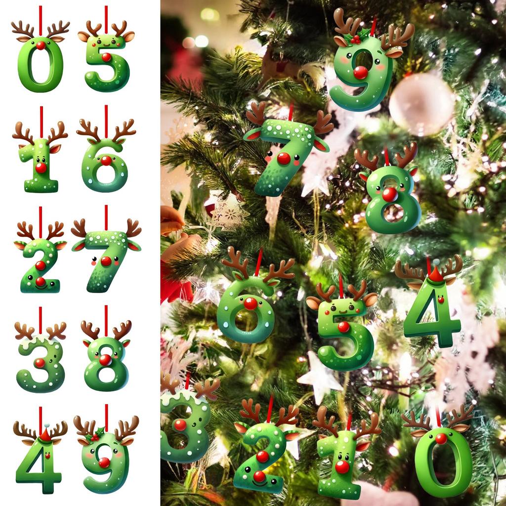 26 Letter,Christmas,Ornaments,Acrylic,1