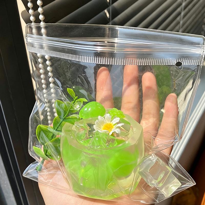 Transparent Drink Water Squishy Squeeze Toy for Kids Adult Squeeze Sensory Toy Party Favor Birthday Gift Stress Relief Supplies