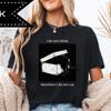 I Do Not Think Therefore I Do Not Am, Streetwear Cat Shirt, Retro Sad Cat Meme Tee, Critical Thinker Graphic Tee
