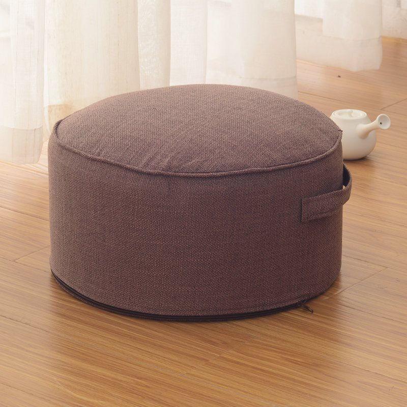 Tatami Floor Round Pillow Seat Cotton Linen Cushion Meditation Chair Stool