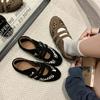 New women's cow anti-velvet casual single shoes fashionable non-slip soft sole one-pedal sheepskin women's shoes four seasons lazy shoes women