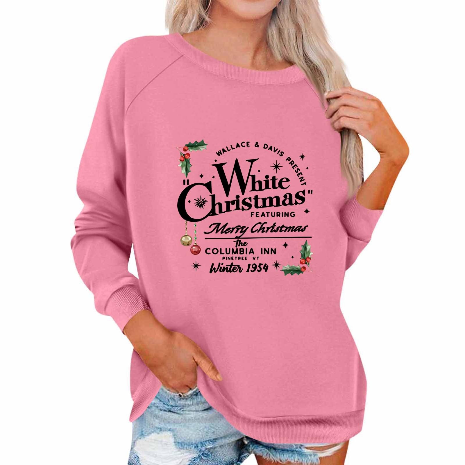 

Женская модная повседневная однотонная толстовка с длинным рукавом L розовый