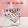 Kalimba Thumb Piano - Transparent Crystal with 21 Keys, Perfect for Children and Beginners