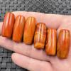 Warring States Red Agate and Chalcedony Barrel Beads for DIY Bracelets and Necklaces.