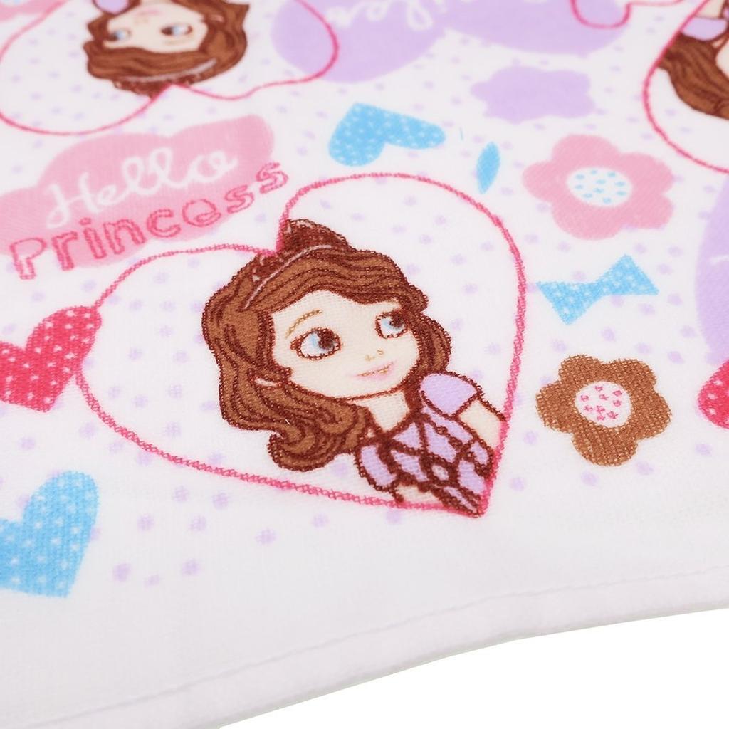 Marushin Travel Disney Sofia the 47 x Purple Softly Twisted Antibacterial and Product 2005054000 Towel, First, 25cm, Princess, Gauze, Yarn,