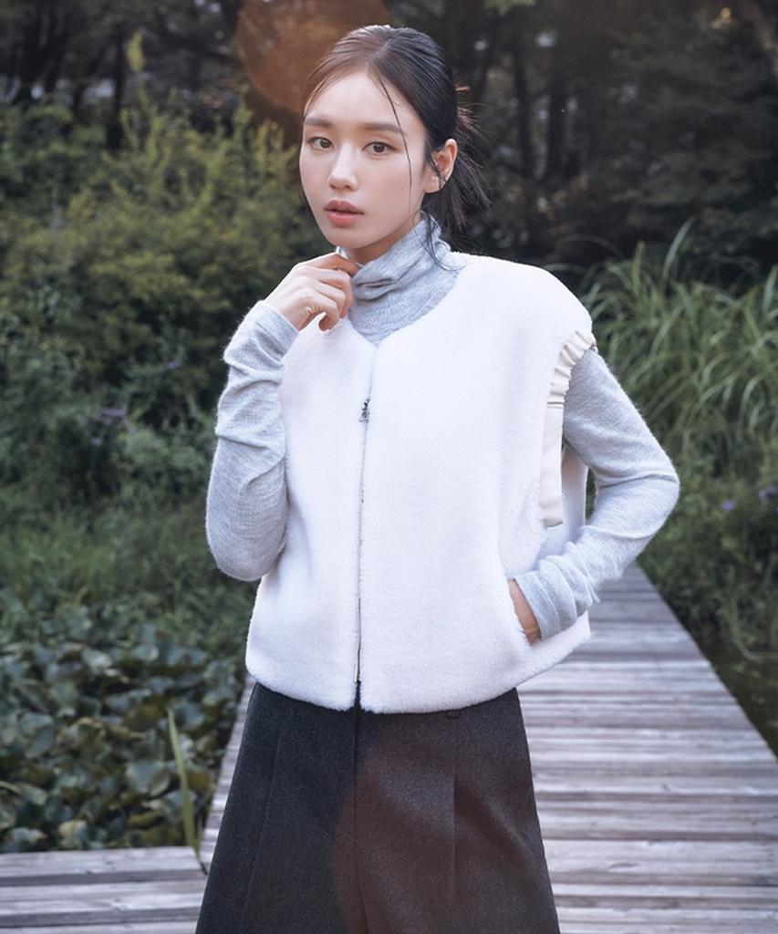 Celebshop Edition Fw Australian Wool Reversible Vest