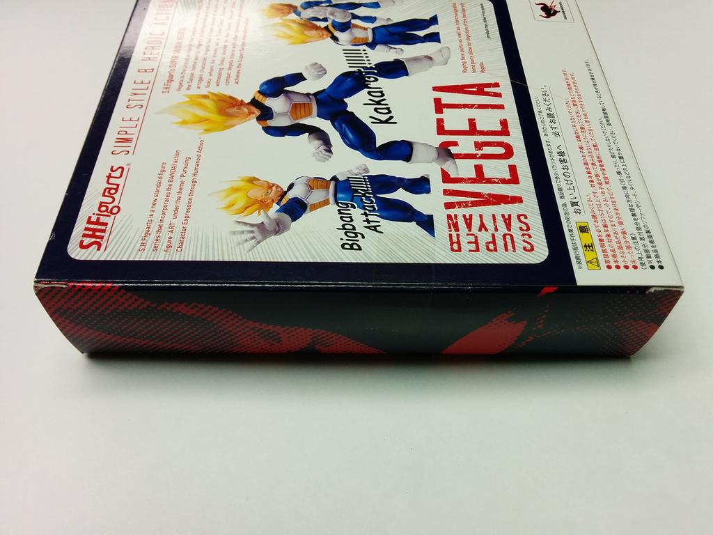 BANDAI Super Saiyan approximately 14cm made of and S. H. Figuarts Vegeta, tall, ABS, PVC, POM.