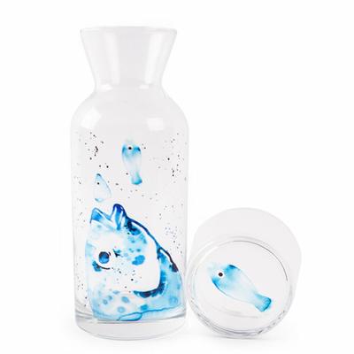 Sea Bream Patterned 500 Ml Glass Pitcher