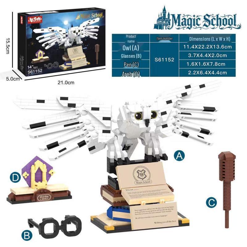 Micro-particle Magic Castle Building Blocks - Assembly Toys for Boys and Girls