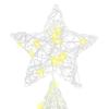 Christmas Tree with 240 Warm White LEDs 150 cm Acrylic