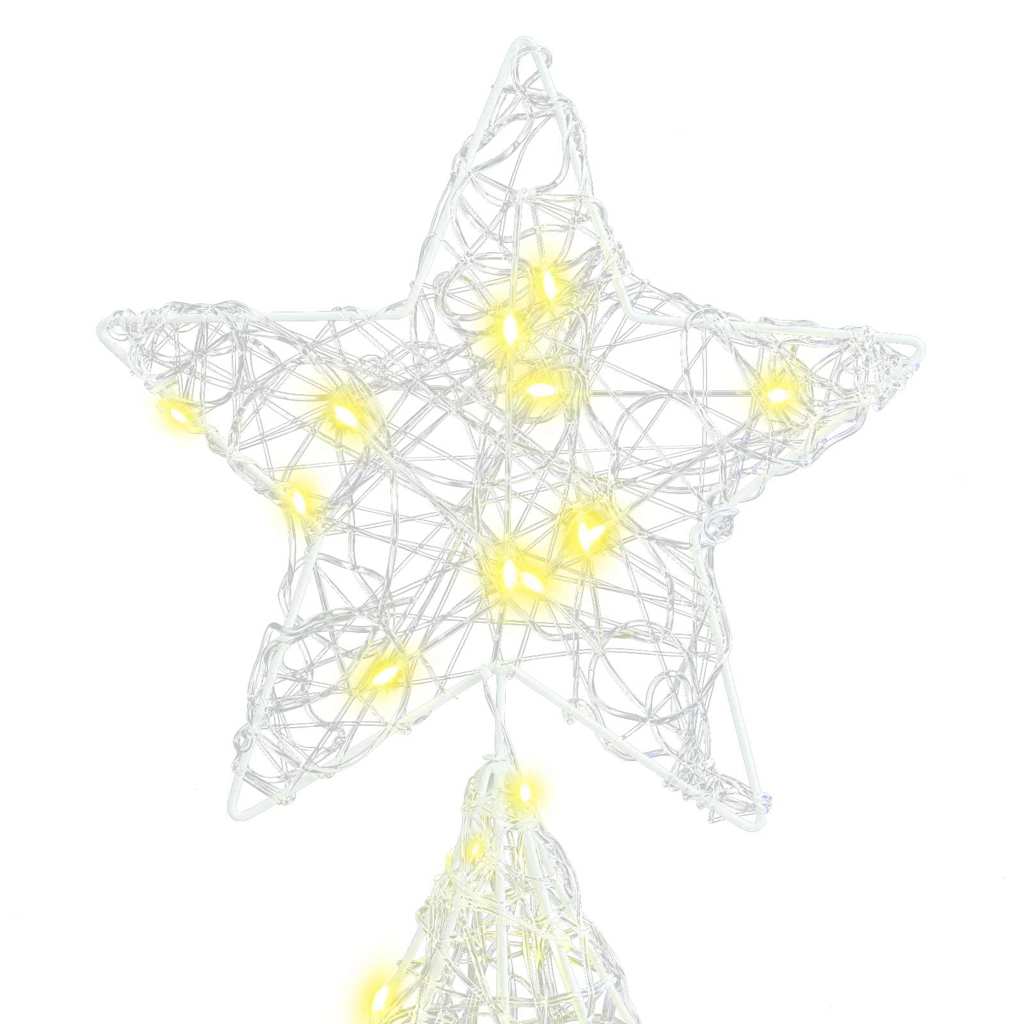 Christmas Tree with 240 Warm White LEDs 150 cm Acrylic