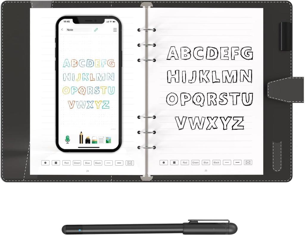 NEWYES Smart Pen and Electronic Note Supports 66 OCR Smart Handwriting with Save Digital Smart Digital Electronic Smart Online Save Meetings Set,