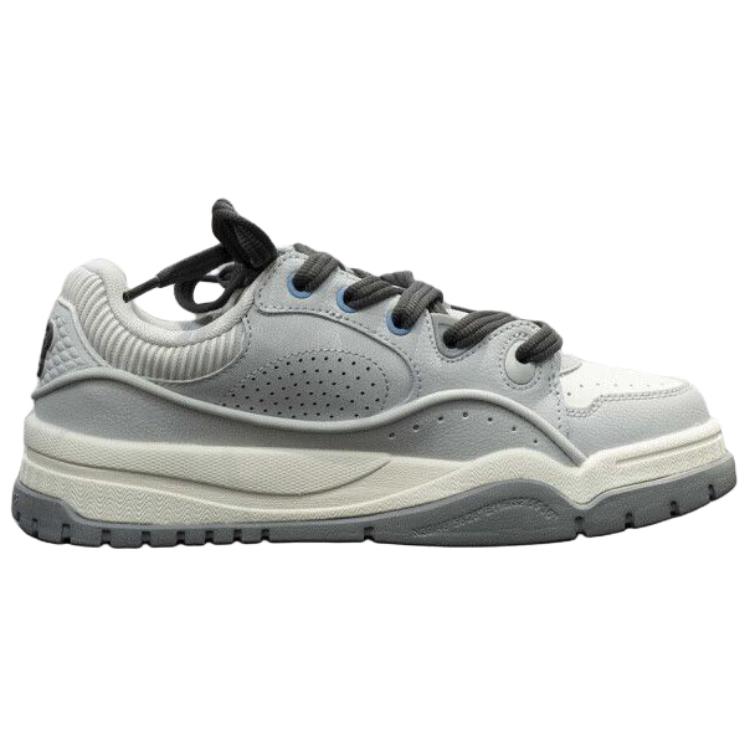 Li Ning Buu Verschleißfest Und Leicht Niedrig geschnitten Skateboard Schuhe Damen Grau AGCV464-3