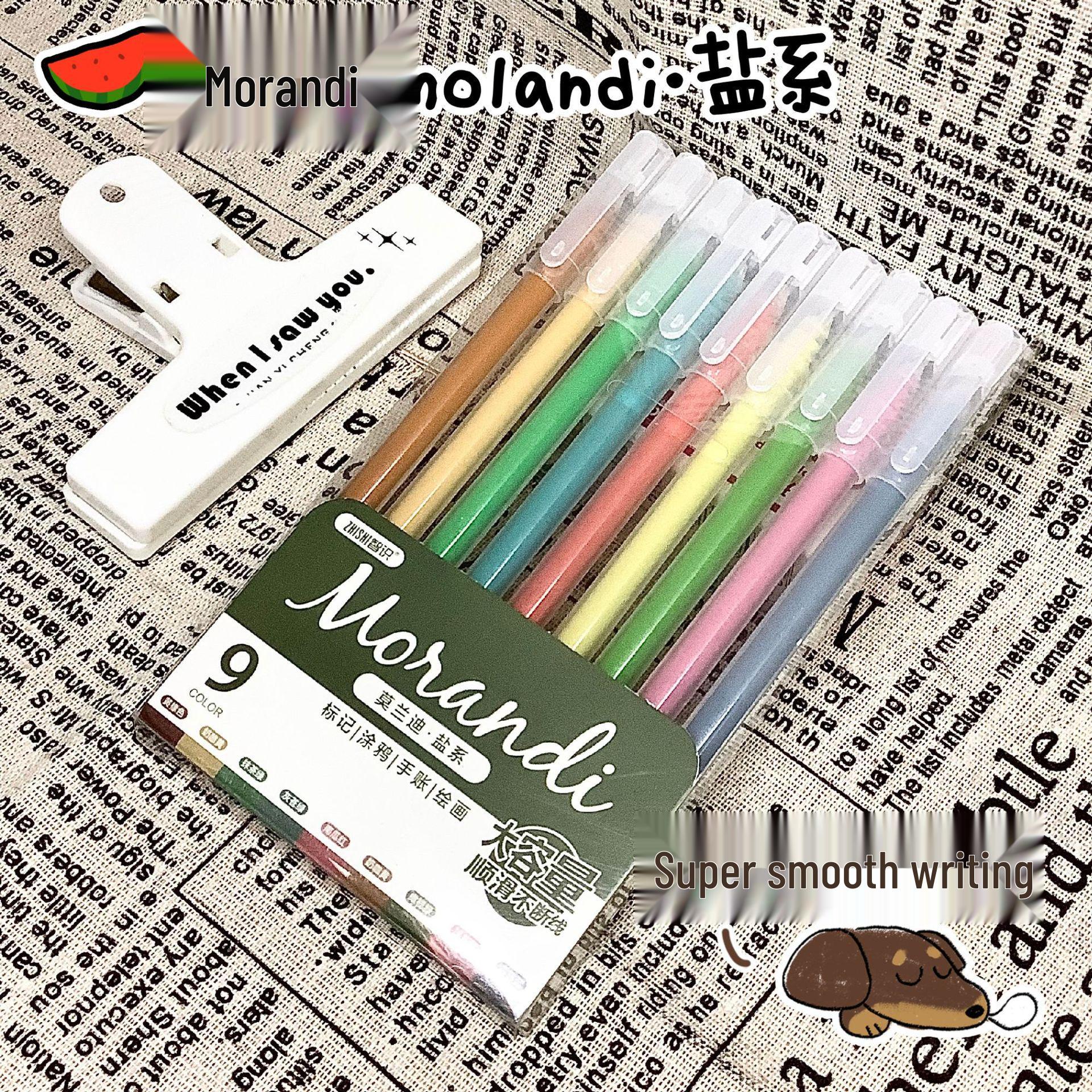 

Morandi Color Series Gel Pens – Journaling, Writing, Doodling, Large Capacity Needle Tip