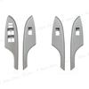 4PCS LHD Window Lift Switch Button TrimCover Frame Panel For Toyota Corolla 2007 2008 2009 2010 2011 2012 2013