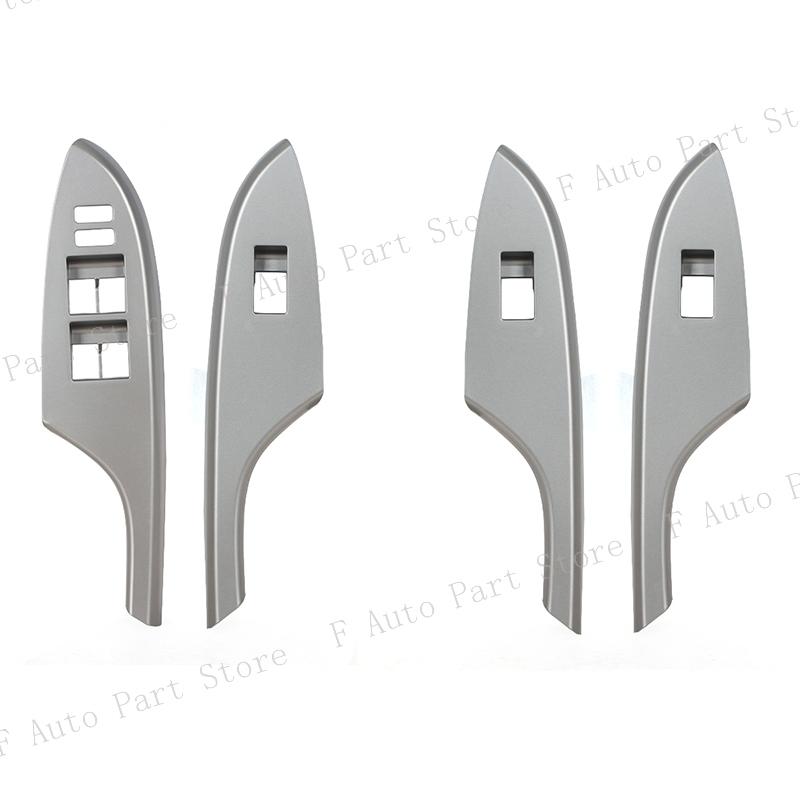 4PCS LHD Window Lift Switch Button TrimCover Frame Panel For Toyota Corolla 2007 2008 2009 2010 2011 2012 2013
