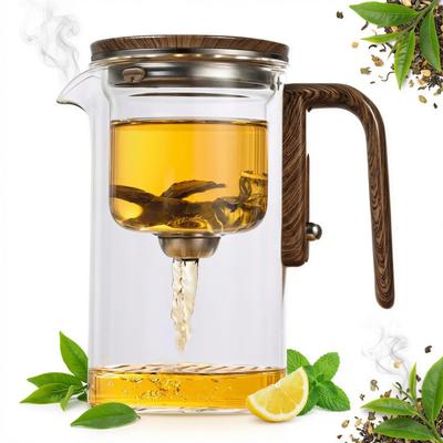 750 ML GLASS JUG WITH MAGNETIC TRIGGER INFuser FOR COFFEE AND TEA