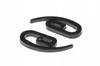 French Snail Hook for Curtains, Curtains, Draperies, WAVE, Black, 100 Pcs