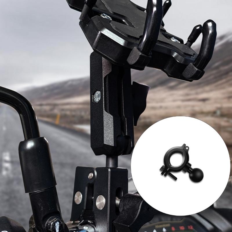 Universal Fast Removal 25mm Motorcycle Handlebar Phone Holder Rack Quick Detach Base for Mobile Devices Ball Head Mounts