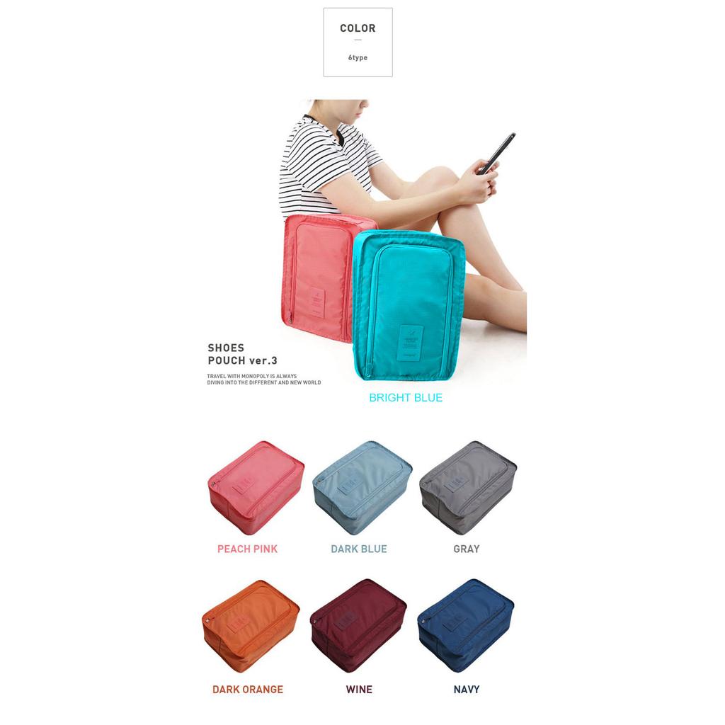 Portable folding shoe storage bag for business trips small shoe bag storage bag Multi-functional waterproof beach travel shoes bag