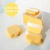 Guoxiaoniu 6Pcs Butter Biscuit Puff Air Cushion Pad Super Soft Dry And Wet Dual Use Liquid Foundation Makeup Puff Tool