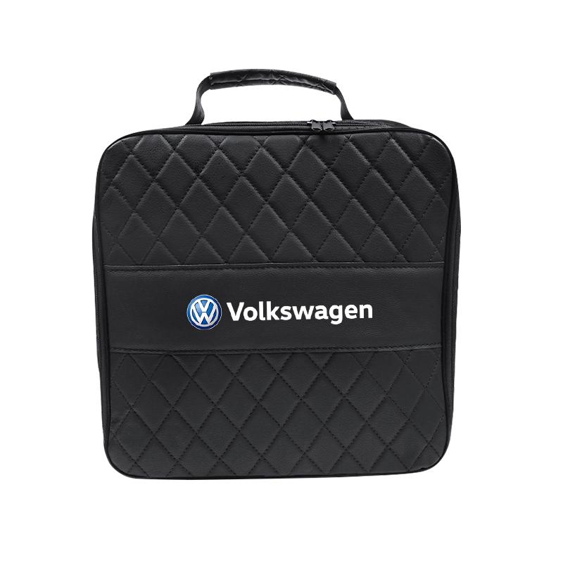 Car Charging Gun Storage Bag Electric Charger Gun Organizer Valve Cap For VW Golf Amarok T5 Phaeton Teramont ID3 Tiguan T-Cross wsdm9