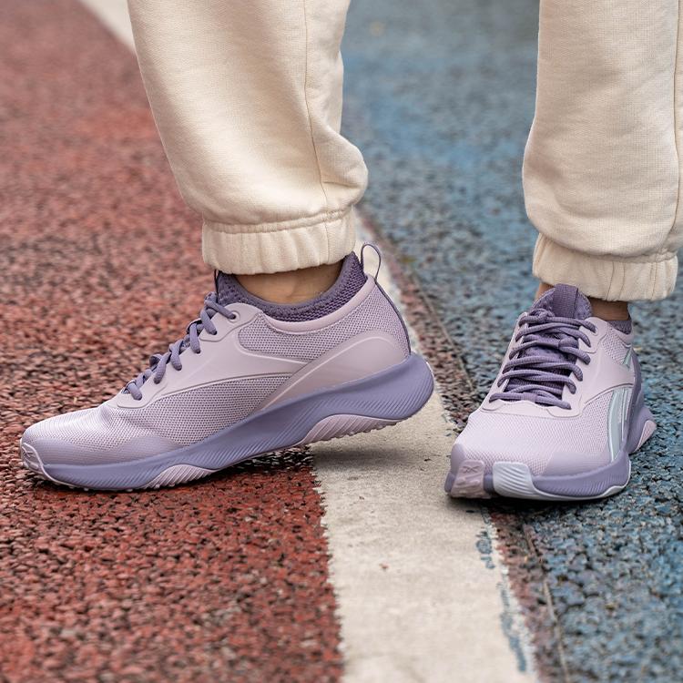 Reebok Hiit Tr Hlc Tpu Fabric Comfortable Versatile Sports Flexible Low Top Training Shoes Unisex Training Shoes Purple 100245209