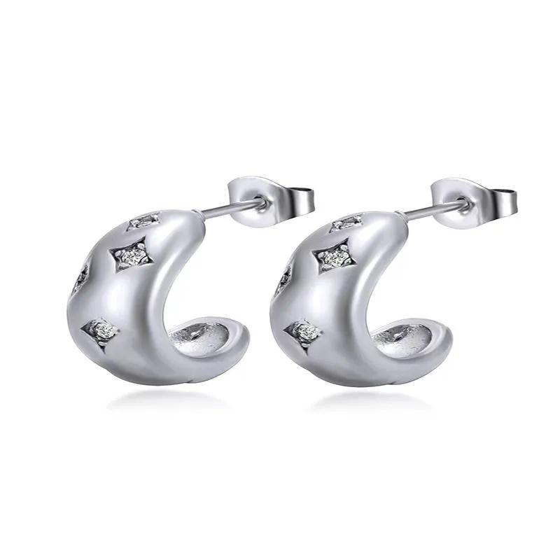 

Light Luxury, High,end Earrings, Trendy Earrings, Retro Temperament Earrings One Size срібний